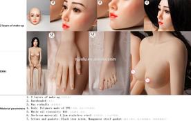 Free shipping Real Person Level reverse mold products 171~140cm TPE Silicone sex adult doll for man produced by AUTOMATIC WOMAN